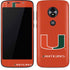 University of Miami Hurricanes Jersey Moto E5 Play Skin
